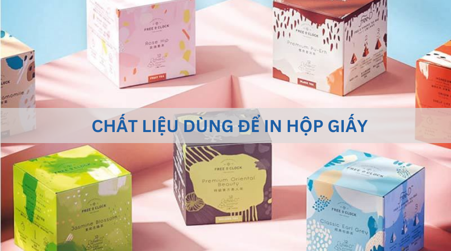 Chất liệu dùng để in hộp giấy 