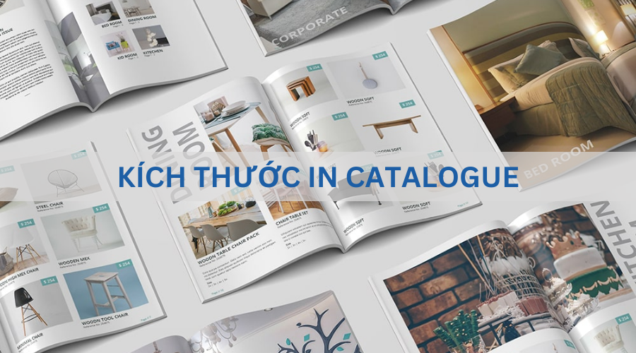 Kích thước phổ biến để in Catalogue